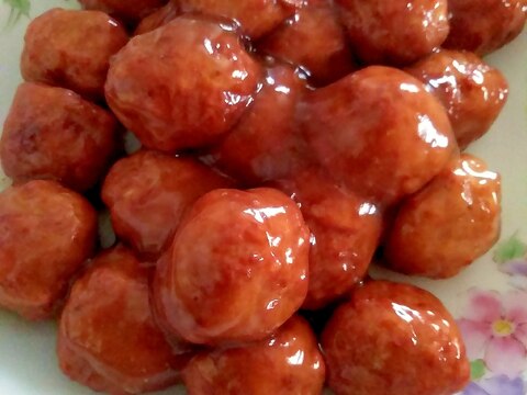 冷凍肉団子でミートボール